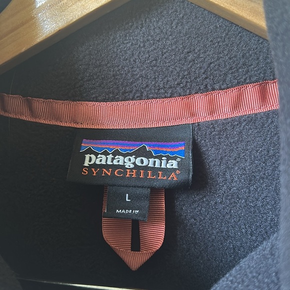 Patagonia Women’s Fleece Snap T Synchilla Vest sz L - Picture 2 of 6